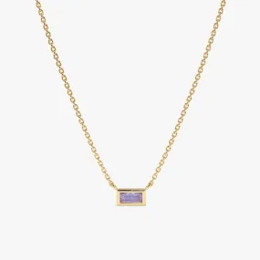 Dainty Moonstone Necklace, Teresa