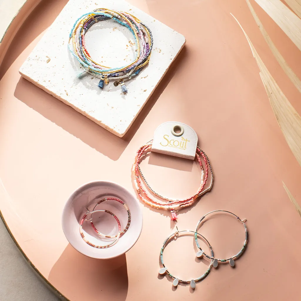 Dark Multi Gold Miyuki Bracelet Trio