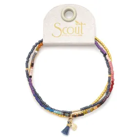 Dark Multi Gold Miyuki Bracelet Trio