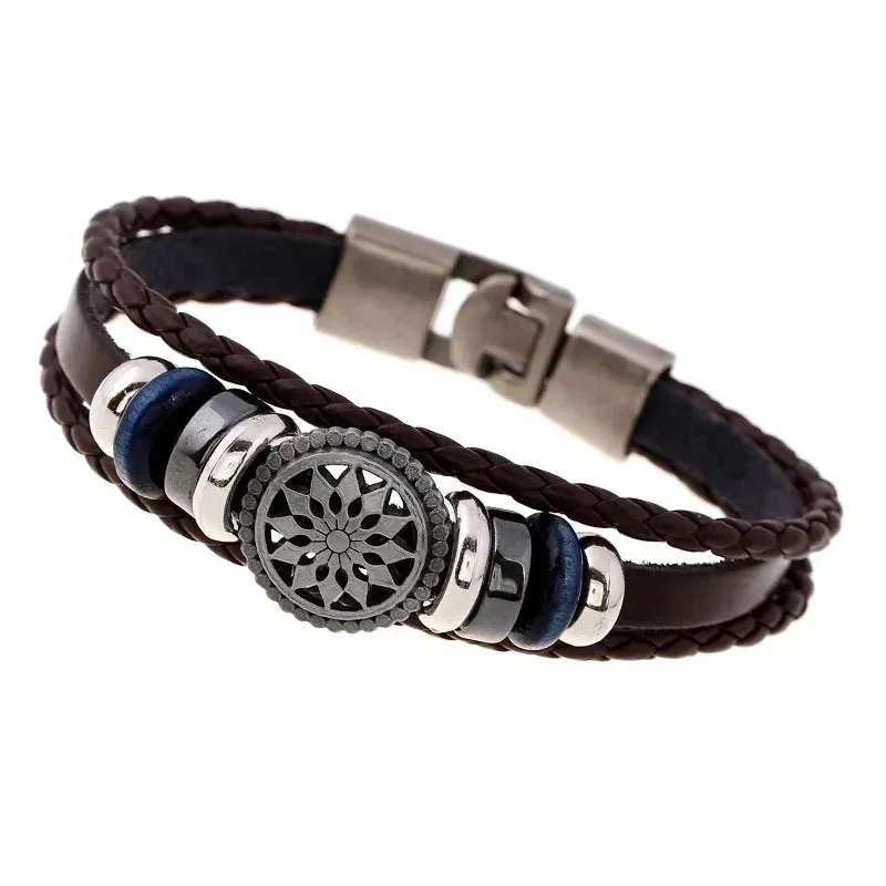 Delysia King  Men's leather bracelet