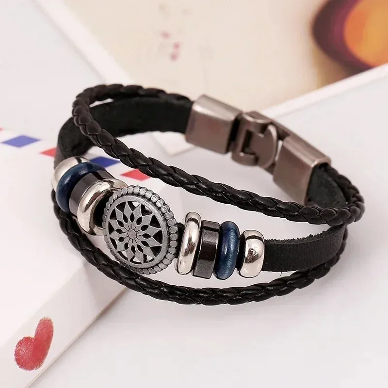 Delysia King  Men's leather bracelet