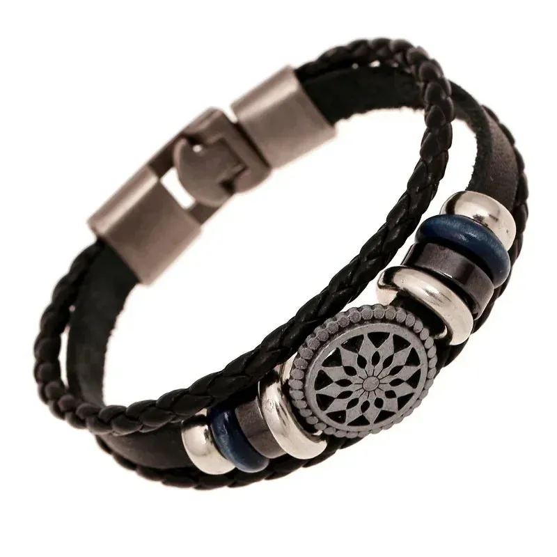 Delysia King  Men's leather bracelet