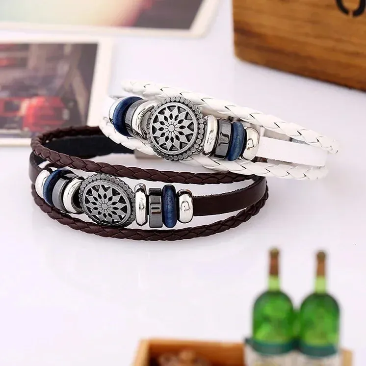 Delysia King  Men's leather bracelet