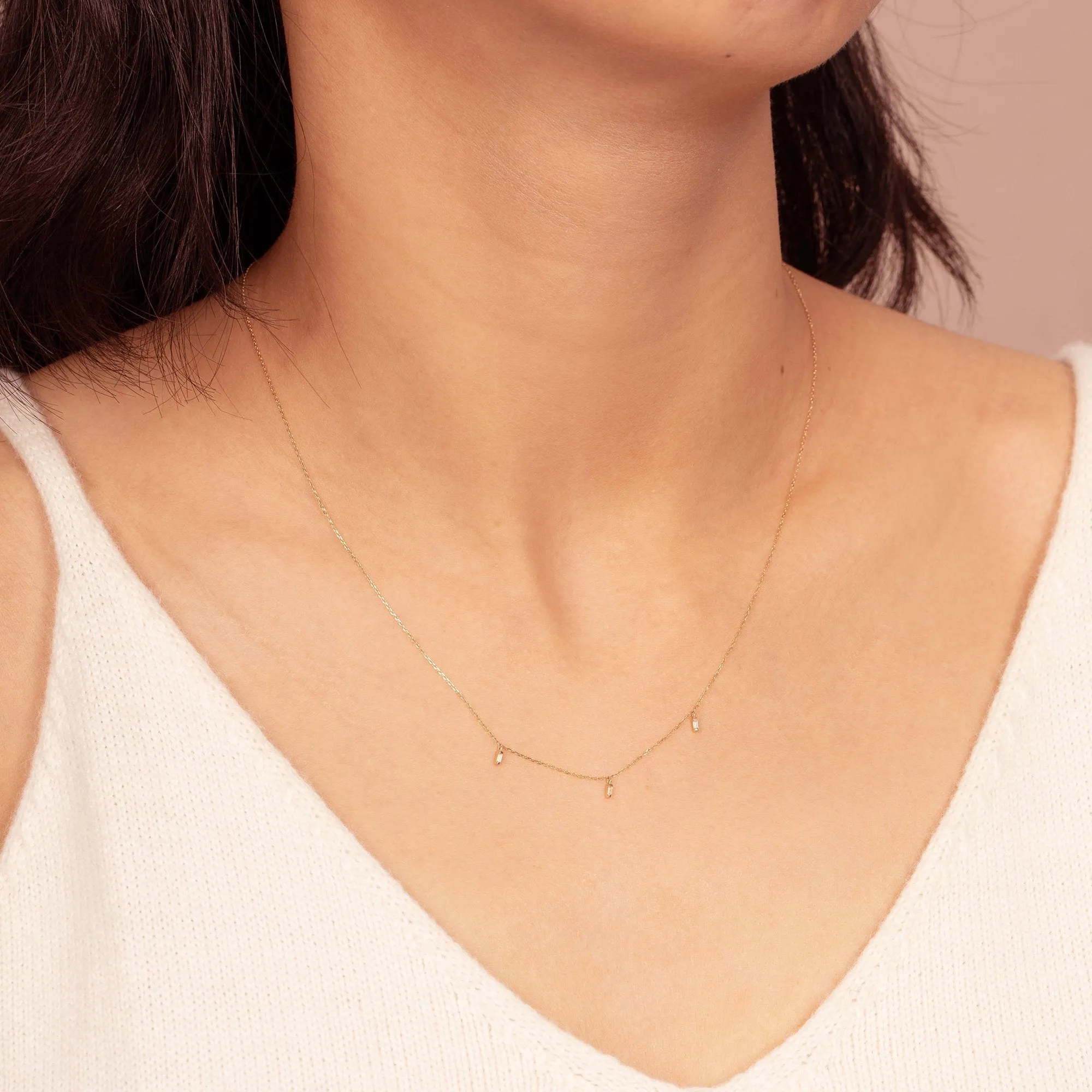 DEMI | Topaz Triple Necklace