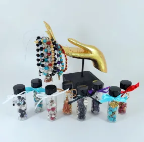 DIY Gems & Stones Beaded Bracelet