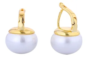 DJE311227 14K Dipped Pearl Drop Earrings