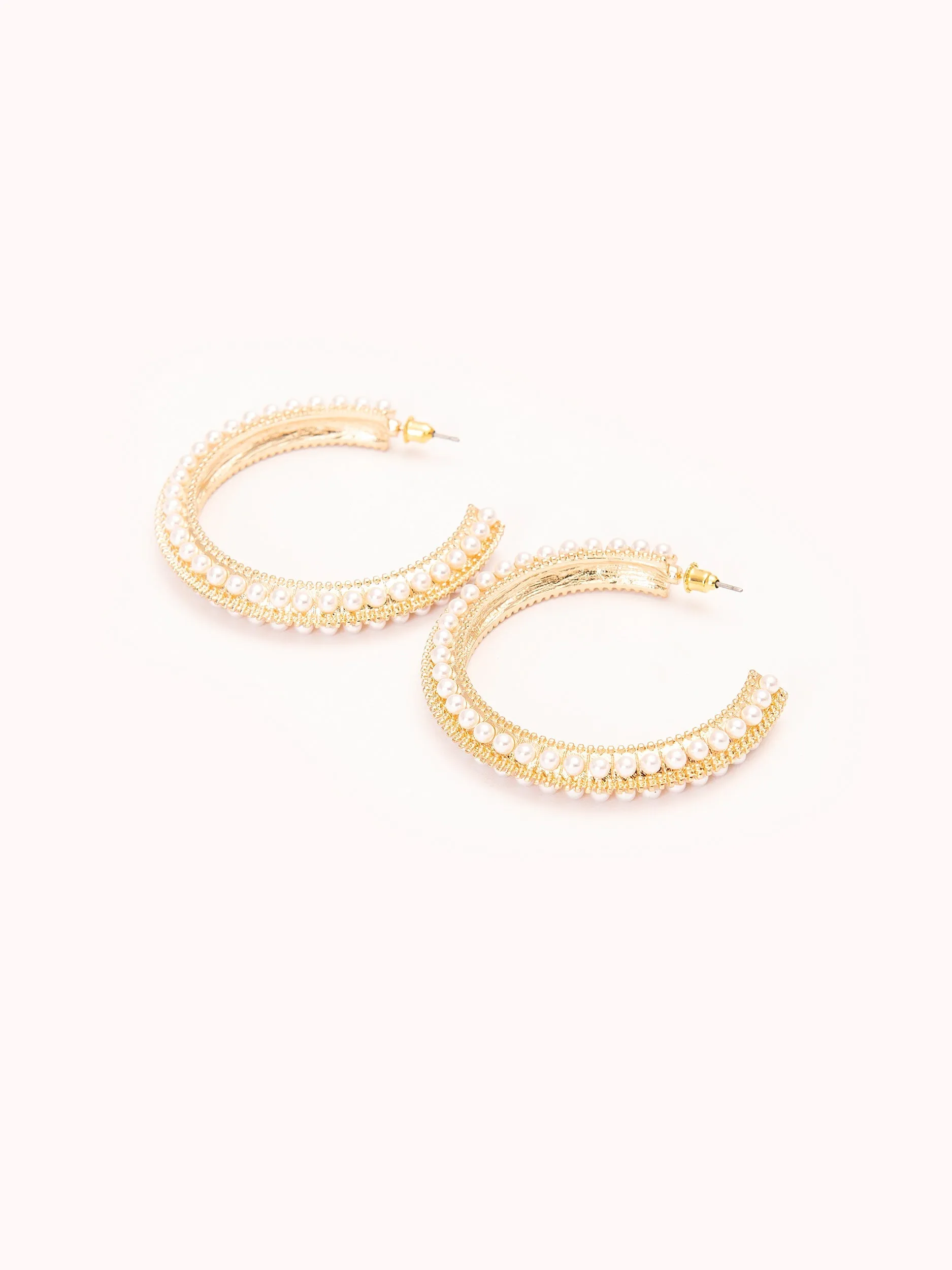 Embellished Hoop Earrings