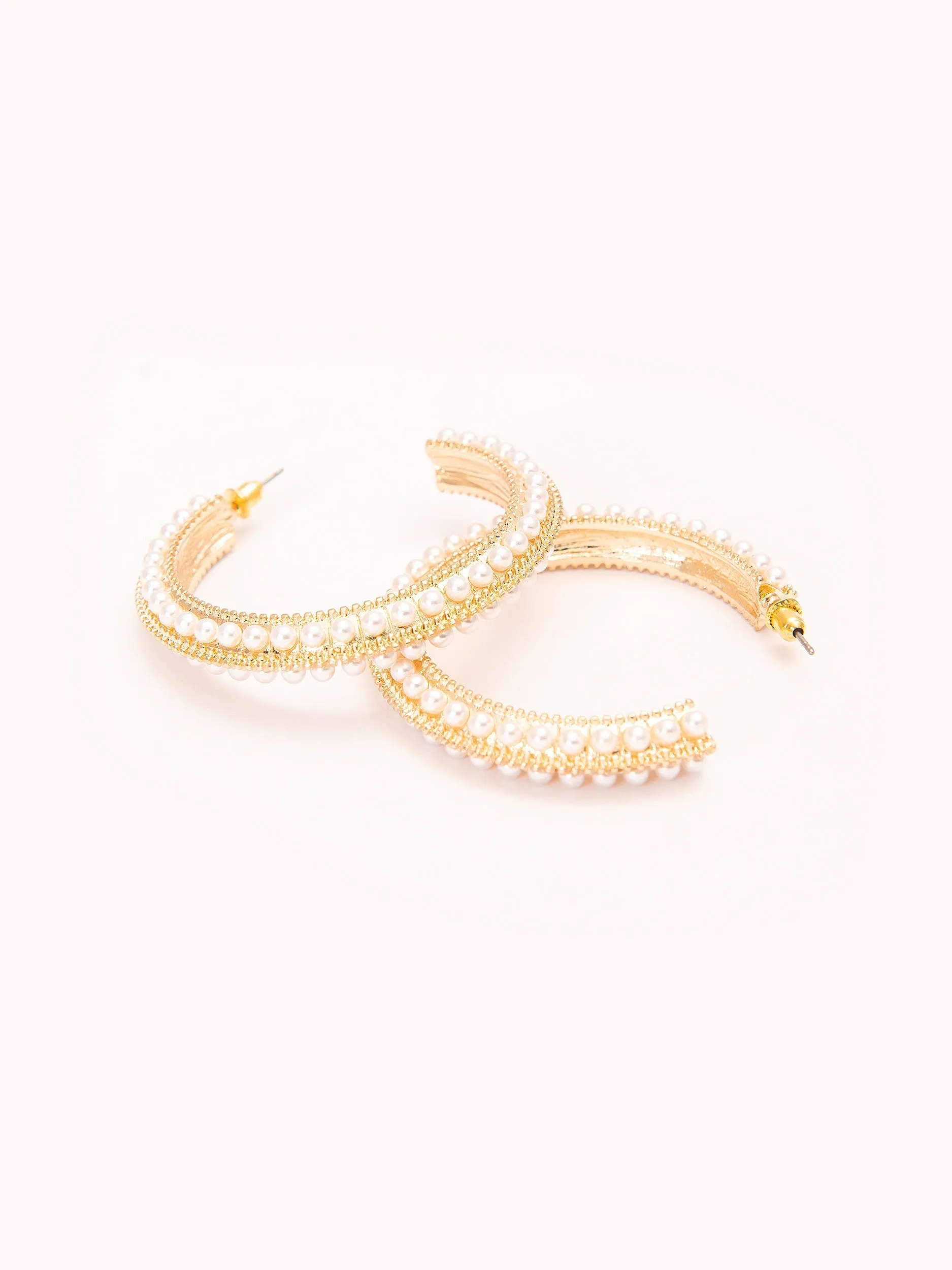 Embellished Hoop Earrings