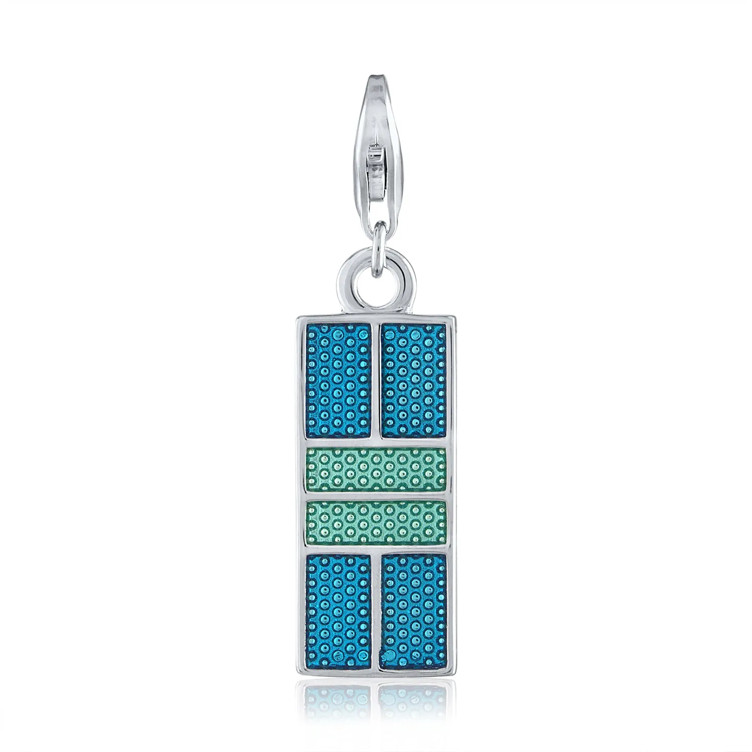 Enamel Pickle Court Charms