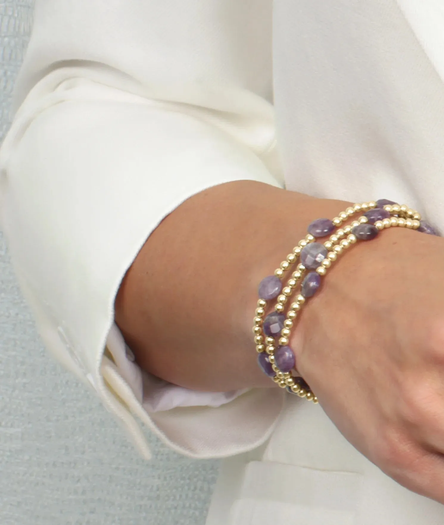 ENewton Admire Amethyst 3mm Bracelet