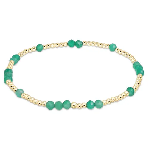 EXT HOPE UNWRITTEN GEMSTONE BRACELET - GREEN ONYX