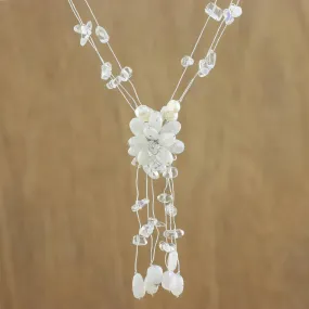 Fantasy Rainbow Moonstone Bridal Necklace