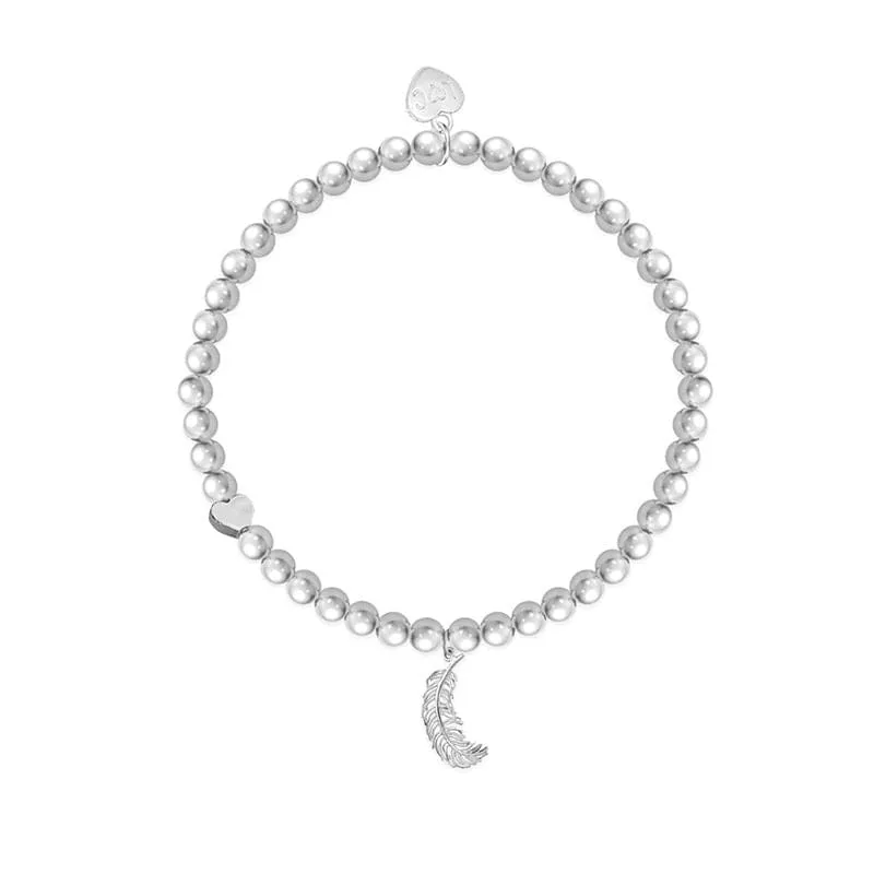 Feathers Appear When Angels Are Near Bracelet