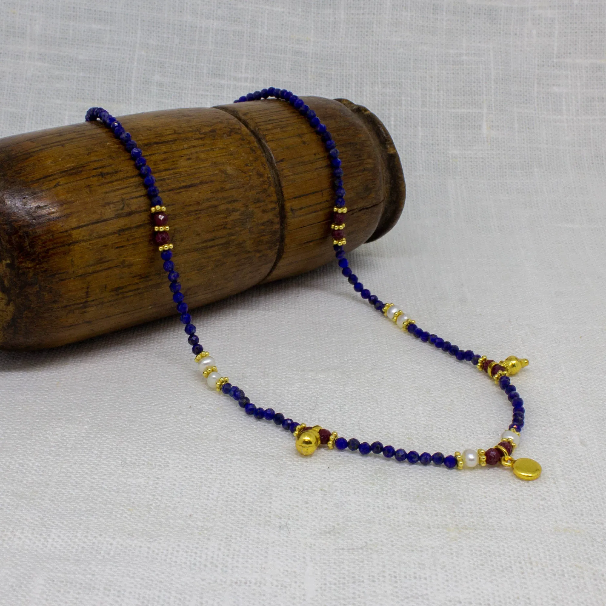 Flora Gemstone Beaded Necklace