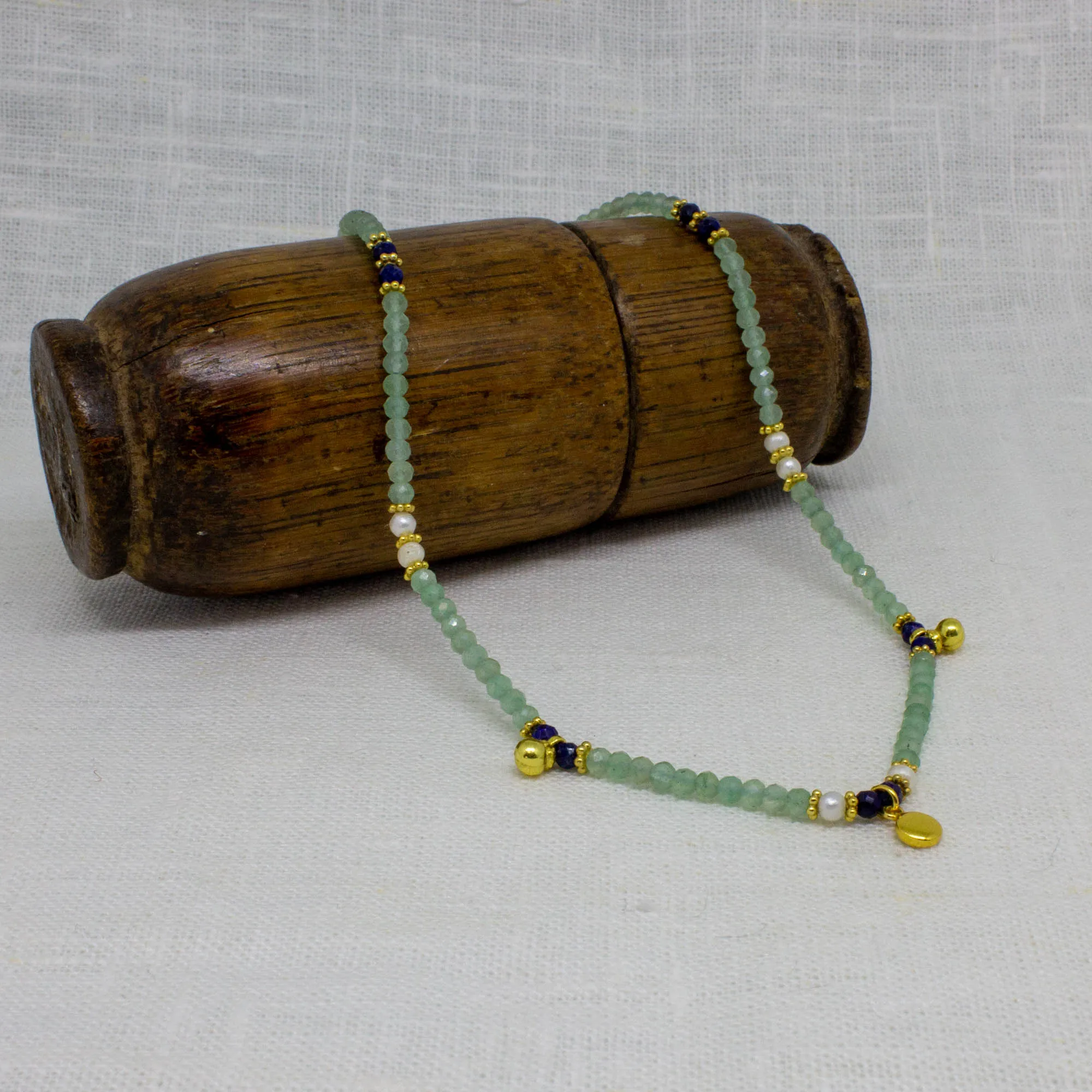 Flora Gemstone Beaded Necklace