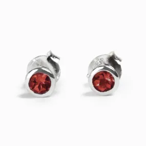 Garnet Studs