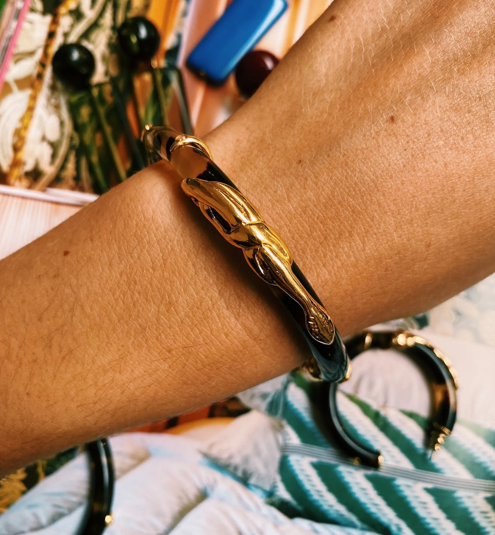 Gas Bijoux Tortoise Cobra Bracelet