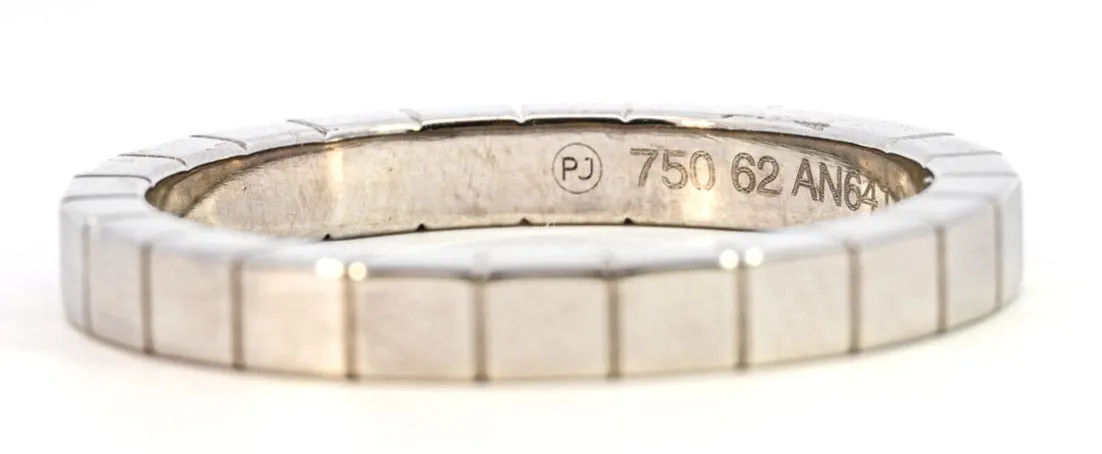 Genuine Cartier 18ct White Gold Wedding Band