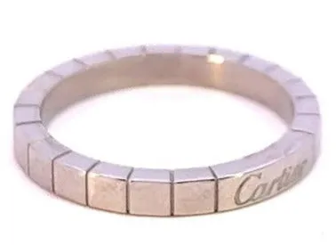 Genuine Cartier 18ct White Gold Wedding Band