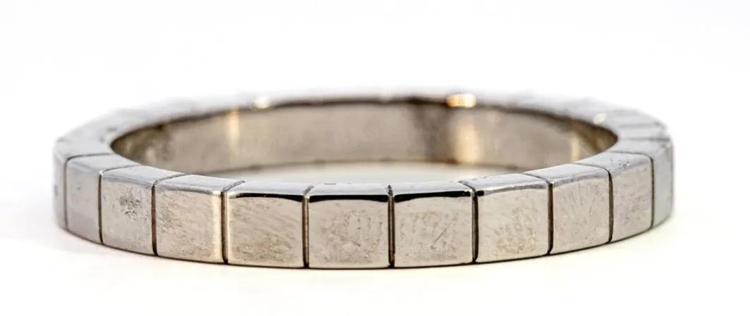 Genuine Cartier 18ct White Gold Wedding Band