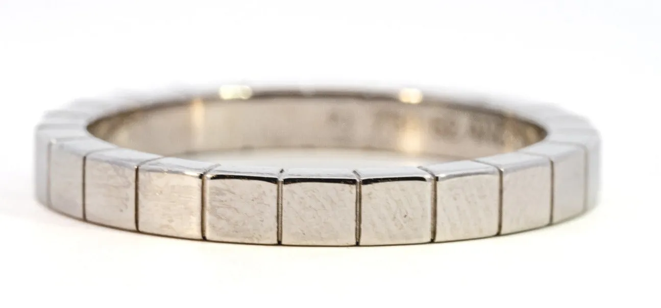 Genuine Cartier 18ct White Gold Wedding Band