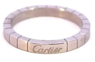 Genuine Cartier 18ct White Gold Wedding Band