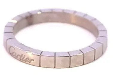 Genuine Cartier 18ct White Gold Wedding Band