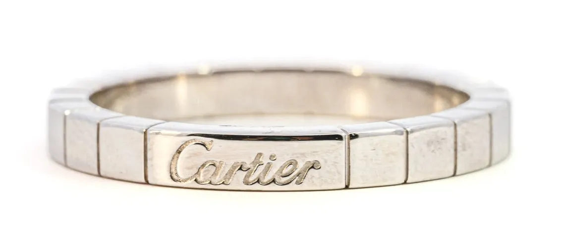 Genuine Cartier 18ct White Gold Wedding Band
