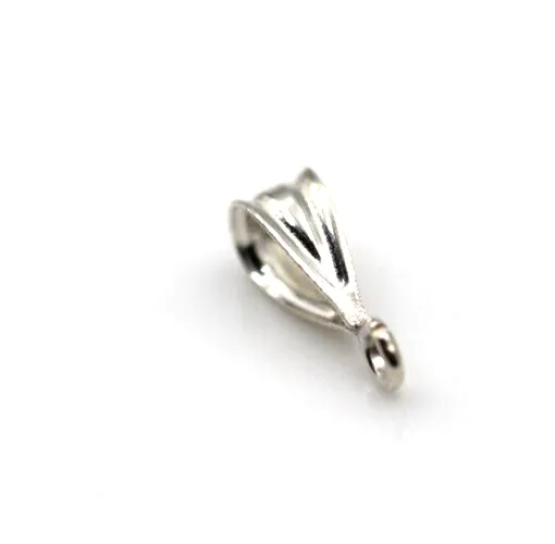 Genuine Sterling Silver 925 Bail Bale   Open Ring Clasp