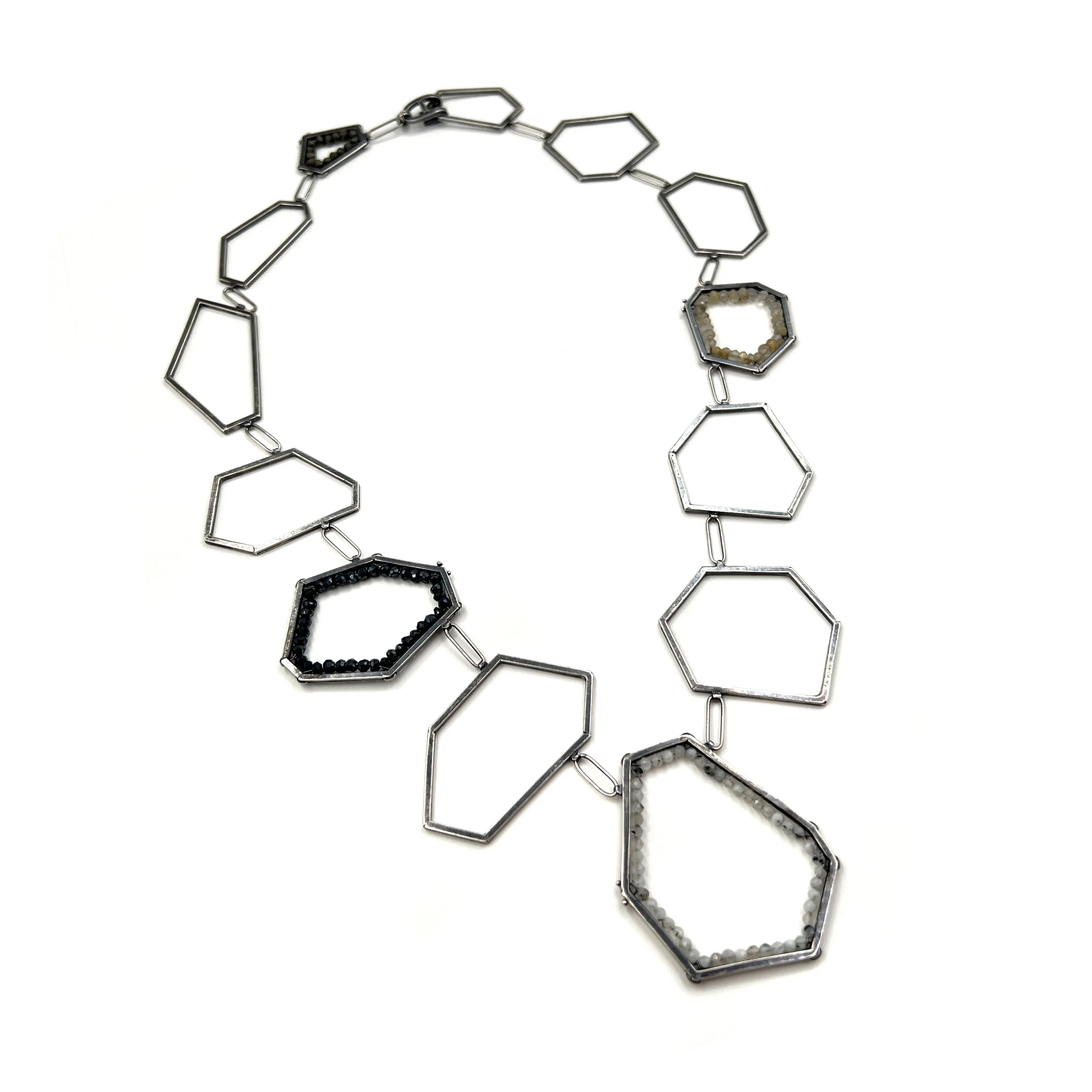 Geometric Geode Necklace
