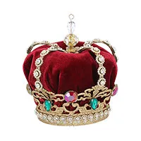 Gisela Graham Jewelled Crown Tree Topper