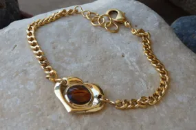 Gold Hearth Bracelet.
