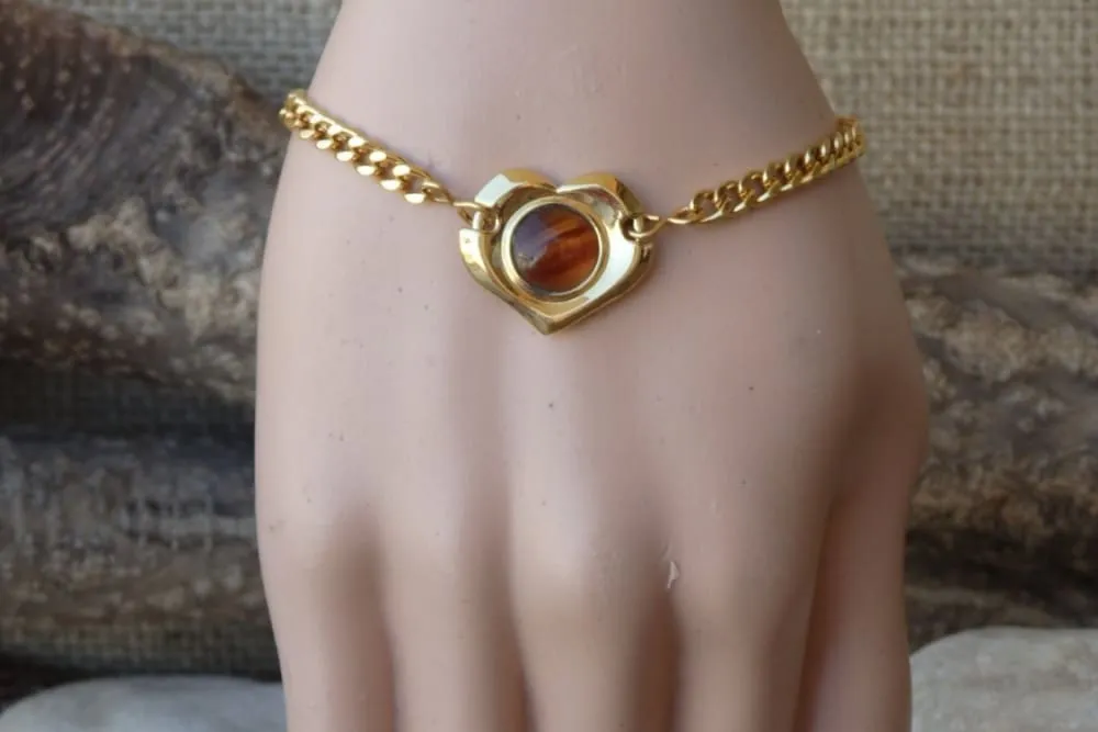 Gold Hearth Bracelet.