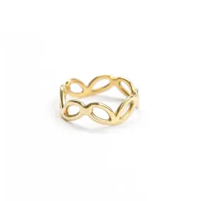 Goldeluxe Jewelry - Petal Flower Inspired Ring (Brass)