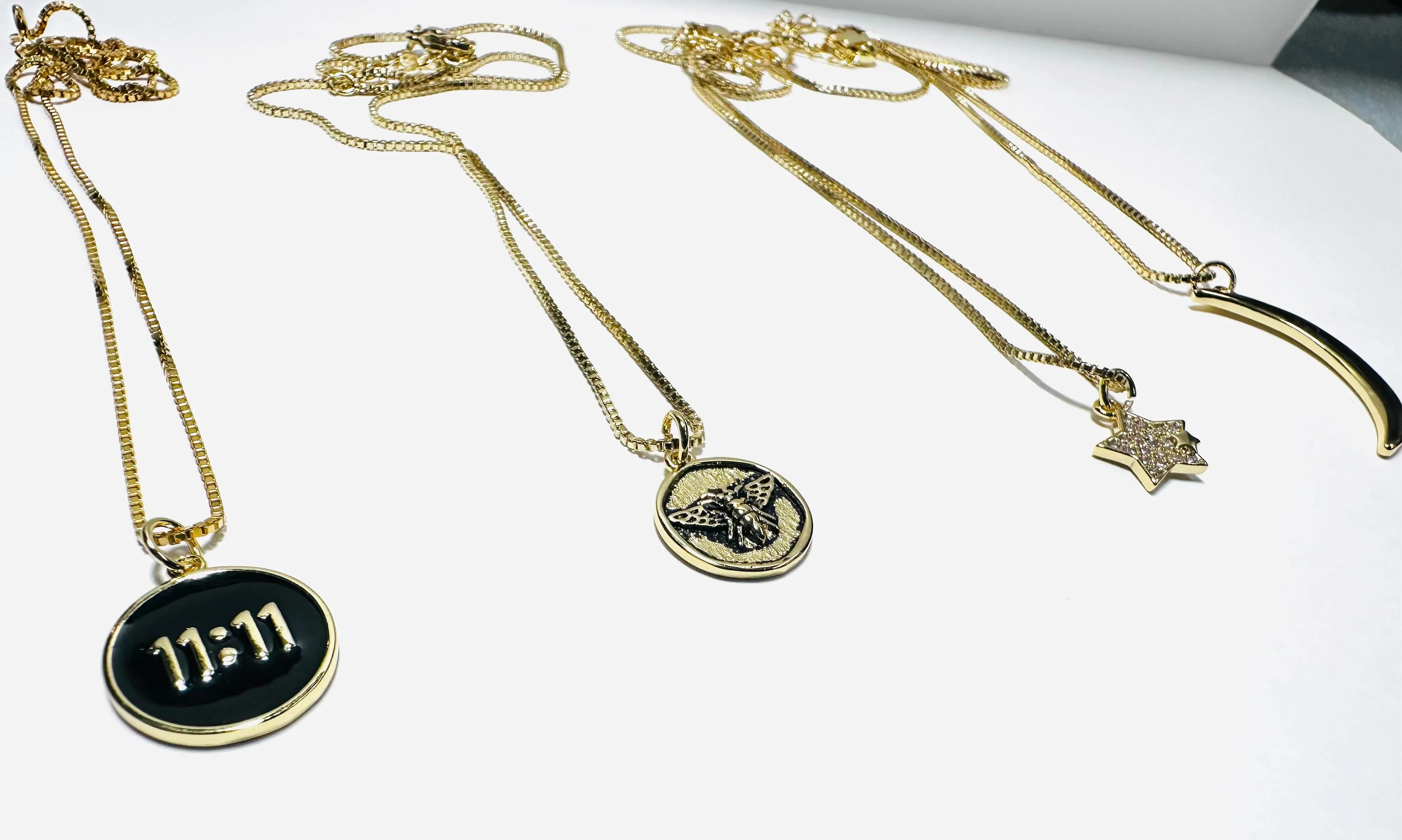 Golden Charm Necklaces