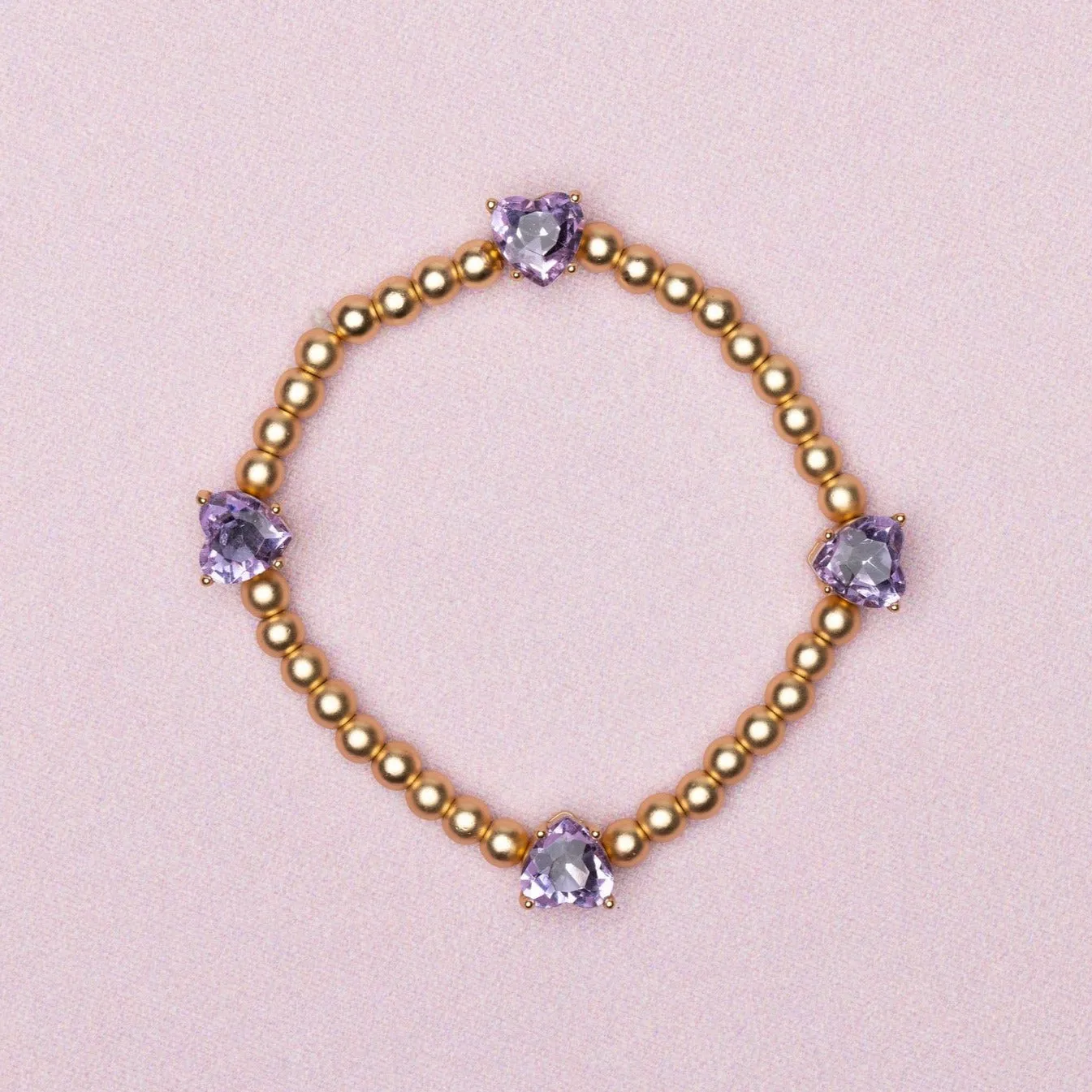Great Pretenders Boutique Chic Amethyst Love Bracelet