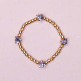 Great Pretenders Boutique Chic Amethyst Love Bracelet