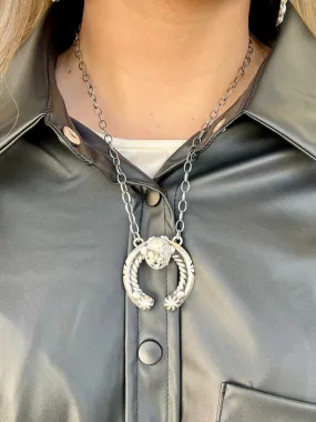 Hozho Natasha Navajo Sterling Silver Necklace
