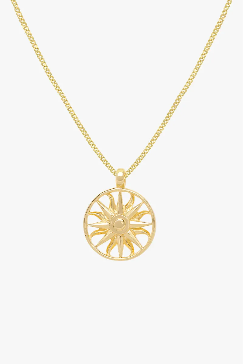 Ilios necklace gold plated