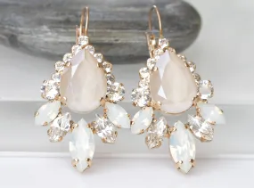 IVORY OPAL Bridal EARRINGS