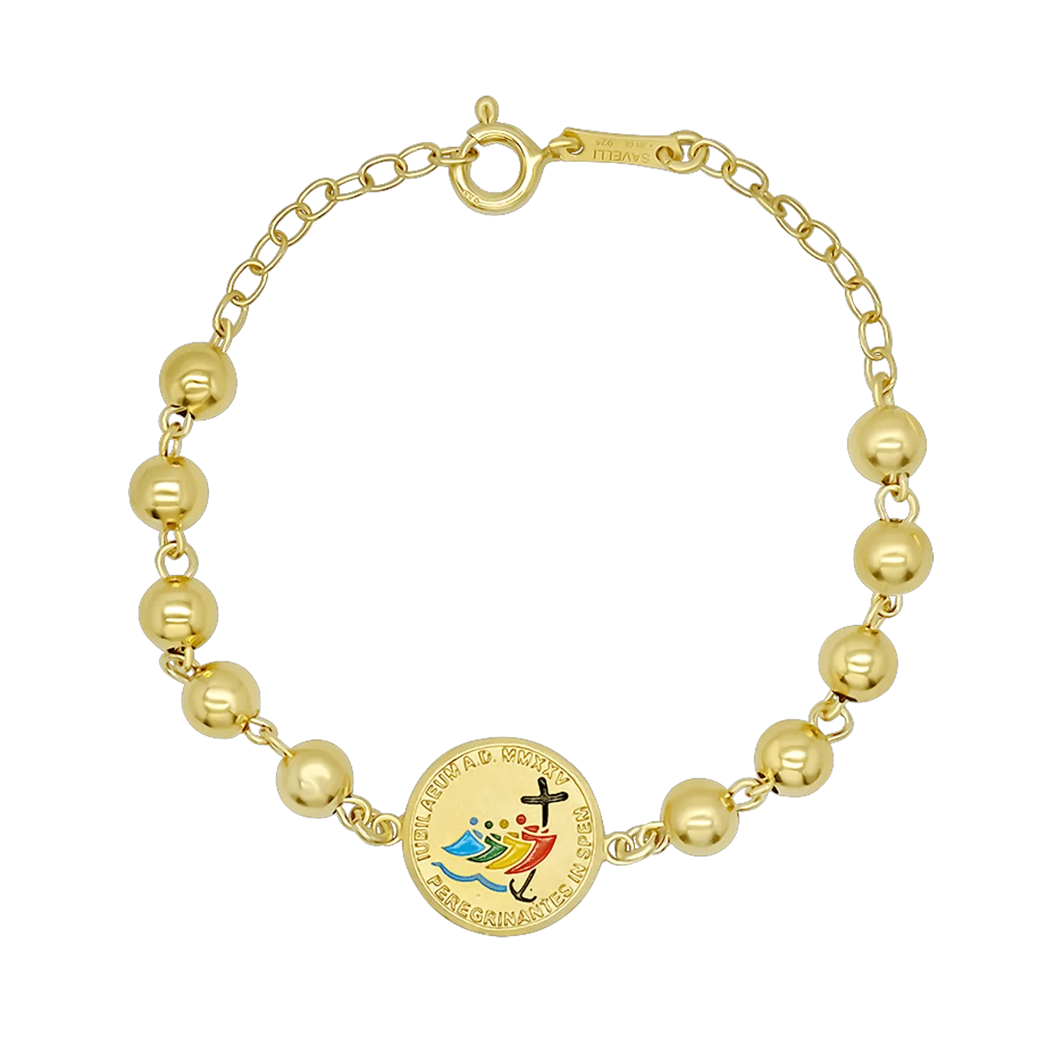 JUBILEE 2025 - BRACELET - GOLDEN SILVER