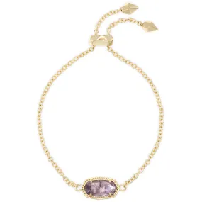 Kendra Scott Elaina Bracelet in Gold with Purple Amethyst