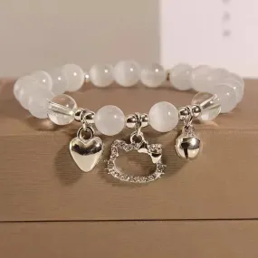 Kitty Beaded Bracelet