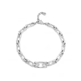 Ladies Brave Silver Impressive Topaz Necklace COL1870BLNMTL0U