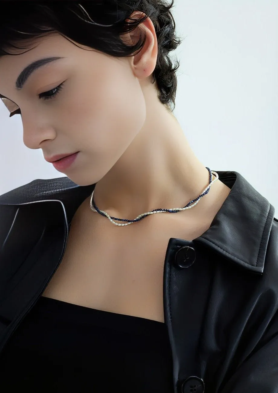 LAPIS LAZULI DOUBLE NECKLACE