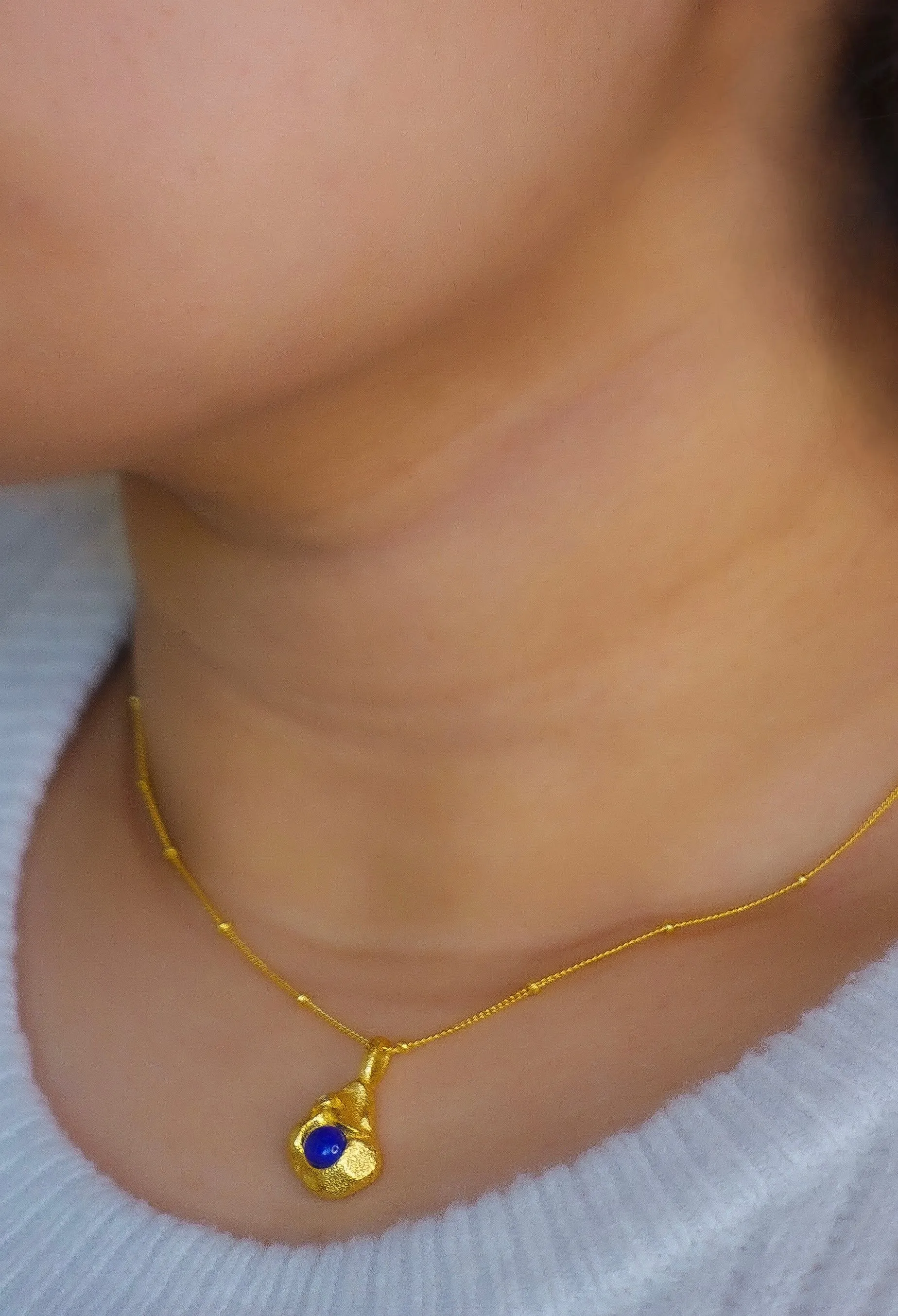 Lapis Wisdom Gemstone Necklace