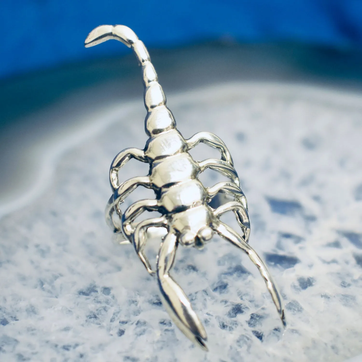 Large Scorpion Ring (925) Sterling Silver
