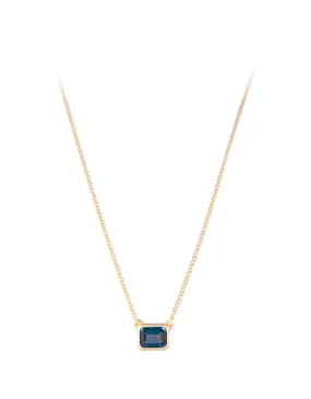 London Blue Topaz Deco Necklace