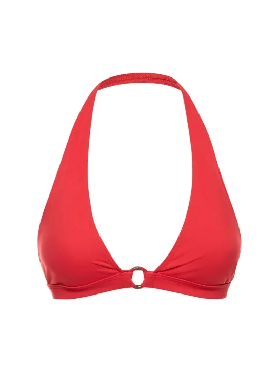 Loro Piana   Ring marine triangle jersey bikini top 