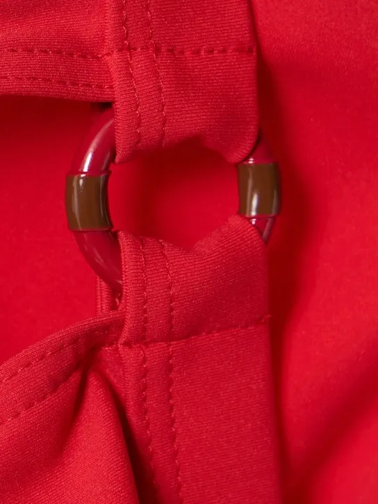 Loro Piana   Ring marine triangle jersey bikini top 